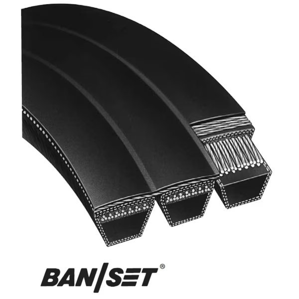 V Belt, Rubber, 63/64, BANDO, Mfr# 8-8VK3550